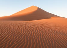 Ripples of a sand dune, Sossusvlei National Park, Namibia royalty free stock photos Ripples of a sand dune, Sossusvlei National Park, Namibia royalty free stock photos