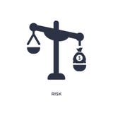 risksymbol på vit bakgrund Enkel beståndsdelillustration från strategibegrepp vektor illustrationer risksymbol på vit bakgrund Enkel beståndsdelillustration från strategibegrepp vektor illustrationer