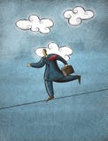 Risques et défis illustration libre de droits Risques et défis illustration libre de droits