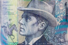 Ritratto sulla fattura di soldi da 10 dollari australiani fotografie stock libere da diritti Ritratto sulla fattura di soldi da 10 dollari australiani fotografie stock libere da diritti