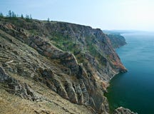 Rivage rocheux près de cap Khoboy Image stock Rivage rocheux près de cap Khoboy Image stock
