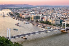 Sunset City River Eastern Europe royalty free stock photo Sunset City River Eastern Europe royalty free stock photo