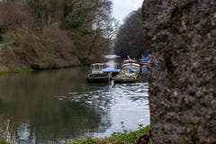 The River Dart, near Dartmouth Devon A small upstream boat yard stock photo The River Dart, near Dartmouth Devon A small upstream boat yard stock photo