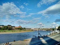 River Elbe, Dresden, Germany stock photos River Elbe, Dresden, Germany stock photos