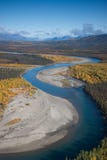 River Through A Valley Royalty Free Stock Photos River Through A Valley Royalty Free Stock Photos