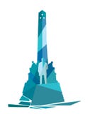 Rizal Monument Geometric Illustration vector illustration Rizal Monument Geometric Illustration vector illustration