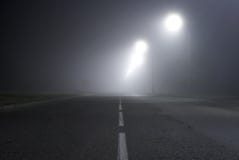 Road In Fog Stock Image