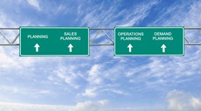Road sign to planning royalty free stock image Road sign to planning royalty free stock image