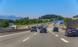 Road Traffic On Highways Royalty Free Stock Photo Road Traffic On Highways Royalty Free Stock Photo