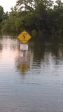 Road under water stock photos Road under water stock photos