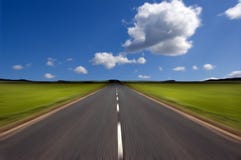 Road With Motion Blur Stock Photography Road With Motion Blur Stock Photography