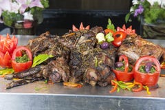 Roast beef at a restaurant buffet carvery stock photo Roast beef at a restaurant buffet carvery stock photo