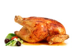 Roasted Chicken Royalty Free Stock Photography Roasted Chicken Royalty Free Stock Photography