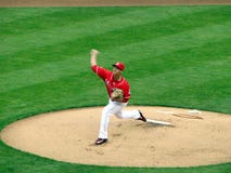 Robert Stephenson hace a su Major League Baseball Debut foto de archivo libre de regalías Robert Stephenson hace a su Major League Baseball Debut foto de archivo libre de regalías