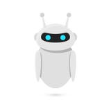 Robot d'isolement sur le fond blanc Conception de Bot Illustration de vecteur Robot d'isolement sur le fond blanc Conception de Bot Illustration de vecteur