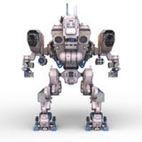 Robot de bataille illustration libre de droits Robot de bataille illustration libre de droits