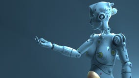 Robot del i fi dello sÑ del robot di tecnologia royalty illustrazione gratis Robot del i fi dello sÑ del robot di tecnologia royalty illustrazione gratis