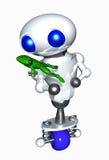 Robot Holding A Frog Royalty Free Stock Photos