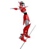 Robot incline on the line 3 Royalty Free Stock Photos Robot incline on the line 3 Royalty Free Stock Photos