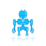 Robot on white vector illustration stock illustration Robot on white vector illustration stock illustration