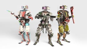 Robotachtige veelvoudige toepassing royalty-vrije stock afbeelding Robotachtige veelvoudige toepassing royalty-vrije stock afbeelding