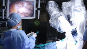 Robotic Surgery. Medical robot.