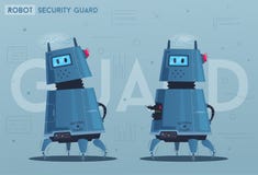 Robottecken Teknologi framtid den främmande tecknad filmkatten flyr illustrationtakvektorn stock illustrationer Robottecken Teknologi framtid den främmande tecknad filmkatten flyr illustrationtakvektorn stock illustrationer