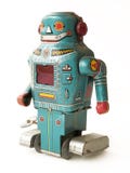 Robô do brinquedo do vintage imagens de stock royalty free Robô do brinquedo do vintage imagens de stock royalty free