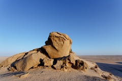 Rock formation in Namib desert in sunset, landscape stock photo Rock formation in Namib desert in sunset, landscape stock photo