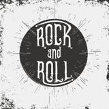 Rock and Roll. Typography for t-shirt graphic Stock Image Rock and Roll. Typography for t-shirt graphic Stock Image