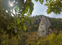 Rock sculpture of Decebalus stock images Rock sculpture of Decebalus stock images