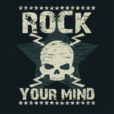 Rock t-shirt Typography Royalty Free Stock Images Rock t-shirt Typography Royalty Free Stock Images