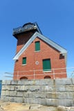 Rockland Harbor Breakwater Lighthouse, Maine royalty free stock images Rockland Harbor Breakwater Lighthouse, Maine royalty free stock images