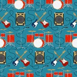 Rockmusikinstrumente vektor abbildung Rockmusikinstrumente vektor abbildung