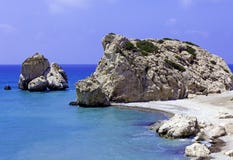 Rocks Of Aphrodite, Paphos, Cyprus Stock Images Rocks Of Aphrodite, Paphos, Cyprus Stock Images