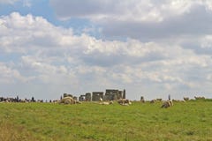 Rocks of Stonehenge On a Cloudy Summer Day, Textured Stone royalty free stock images Rocks of Stonehenge On a Cloudy Summer Day, Textured Stone royalty free stock images