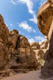 Rocky landscape of Ancient Petra, Jordan Royalty Free Stock Image Rocky landscape of Ancient Petra, Jordan Royalty Free Stock Image