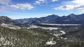 Rocky Mountain National Park View foto de stock Rocky Mountain National Park View foto de stock