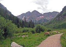 Rocky Mountain Path Royalty Free Stock Photography Rocky Mountain Path Royalty Free Stock Photography