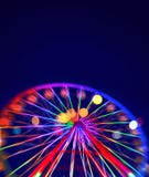 Roda de ferris Defocused com luzes coloridas ilustração do vetor Roda de ferris Defocused com luzes coloridas ilustração do vetor