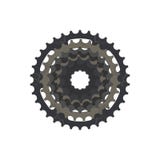 Roda dentada sete da bicicleta ilustração royalty free Roda dentada sete da bicicleta ilustração royalty free