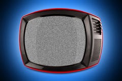 Rode retro TV royalty-vrije stock foto Rode retro TV royalty-vrije stock foto