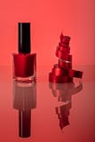 Rode vernis stock fotografie Rode vernis stock fotografie