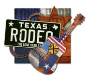 Rodeo Art Texas Steer stockfoto Rodeo Art Texas Steer stockfoto