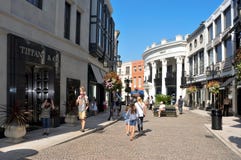Rodeo Drive, Beverly Hills, United States Stock Image Rodeo Drive, Beverly Hills, United States Stock Image