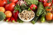 Rohes Schwarzes Gemusterte Erbsen Und Gemuse Stockbild Bild Von Gemusterte Rohes