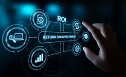 ROI Return på begrepp för teknologi för affär för internet för framgång för investeringfinansvinst royaltyfri bild ROI Return på begrepp för teknologi för affär för internet för framgång för investeringfinansvinst royaltyfri bild