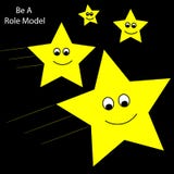 Role Model Shooting Stars royalty free stock photo Role Model Shooting Stars royalty free stock photo
