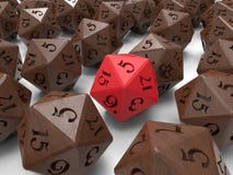 Role play games dices vector illustration Role play games dices vector illustration