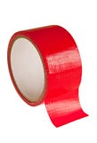 Roll Of Red Duct Tape Royalty Free Stock Photos